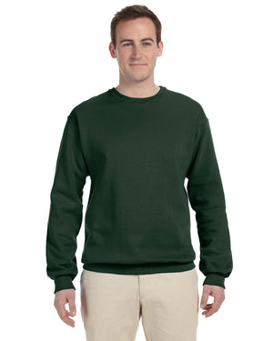 Adult NuBlend® Fleece Crew - Forest Green