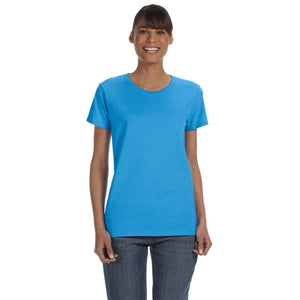 Gildan Ladies' Heavy Cotton™ T-Shirt - Heather Sapphire