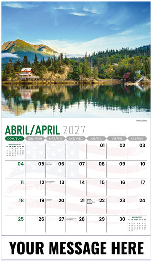Scenes of America (Bilingual) - 2027 Promotional Calendar
