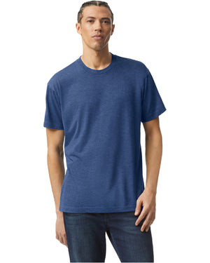 American Apparel Unisex Triblend Short-Sleeve Track T-Shirt