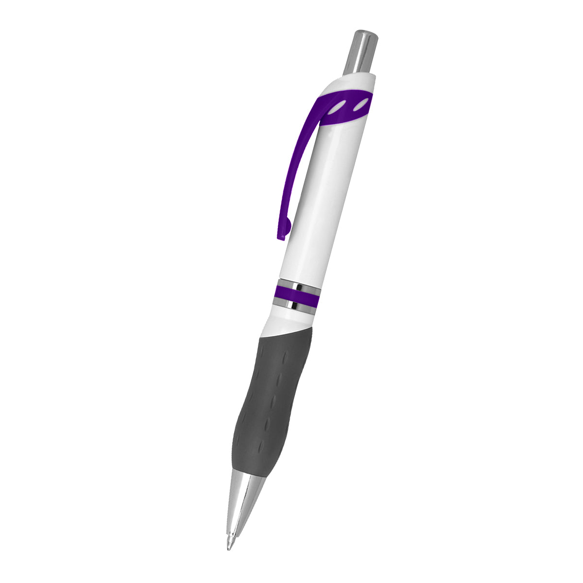 Campus Pen - White With Purple