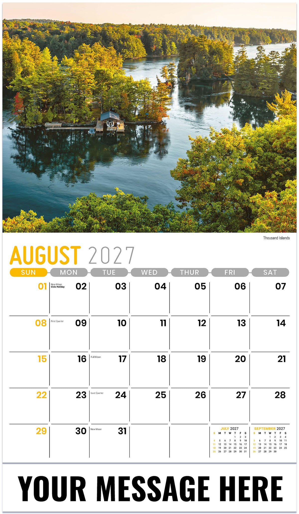Scenes of Ontario - 2027 Promotional Calendar