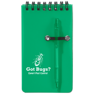 Spiral Jotter & Pen (Frost Green)