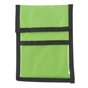 Nylon Neck Wallet Badge Holder - Lime