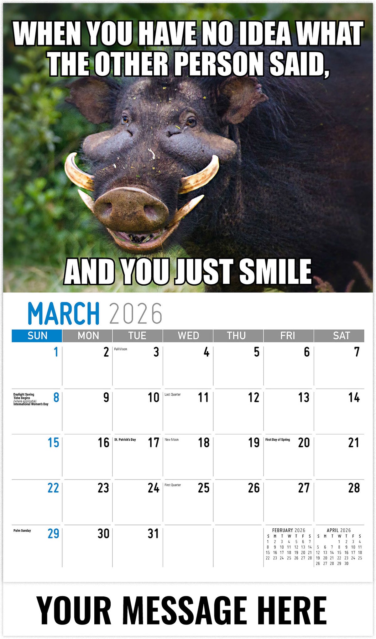 The Memeing of Life - 2026 Promotional Calendar