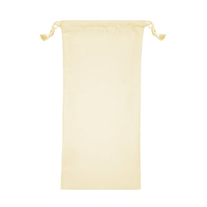 100% Polyester Pouch With Drawstring - Natural
