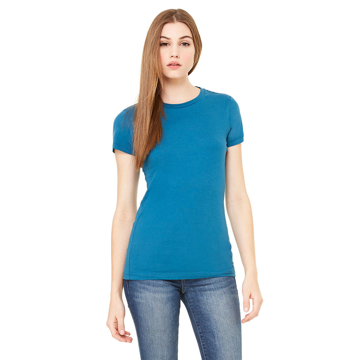 Bella + Canvas Ladies' Slim Fit T-Shirt - Deep Teal