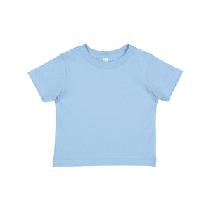 Rabbit Skins Toddler Fine Jersey T-Shirt - Light Blue