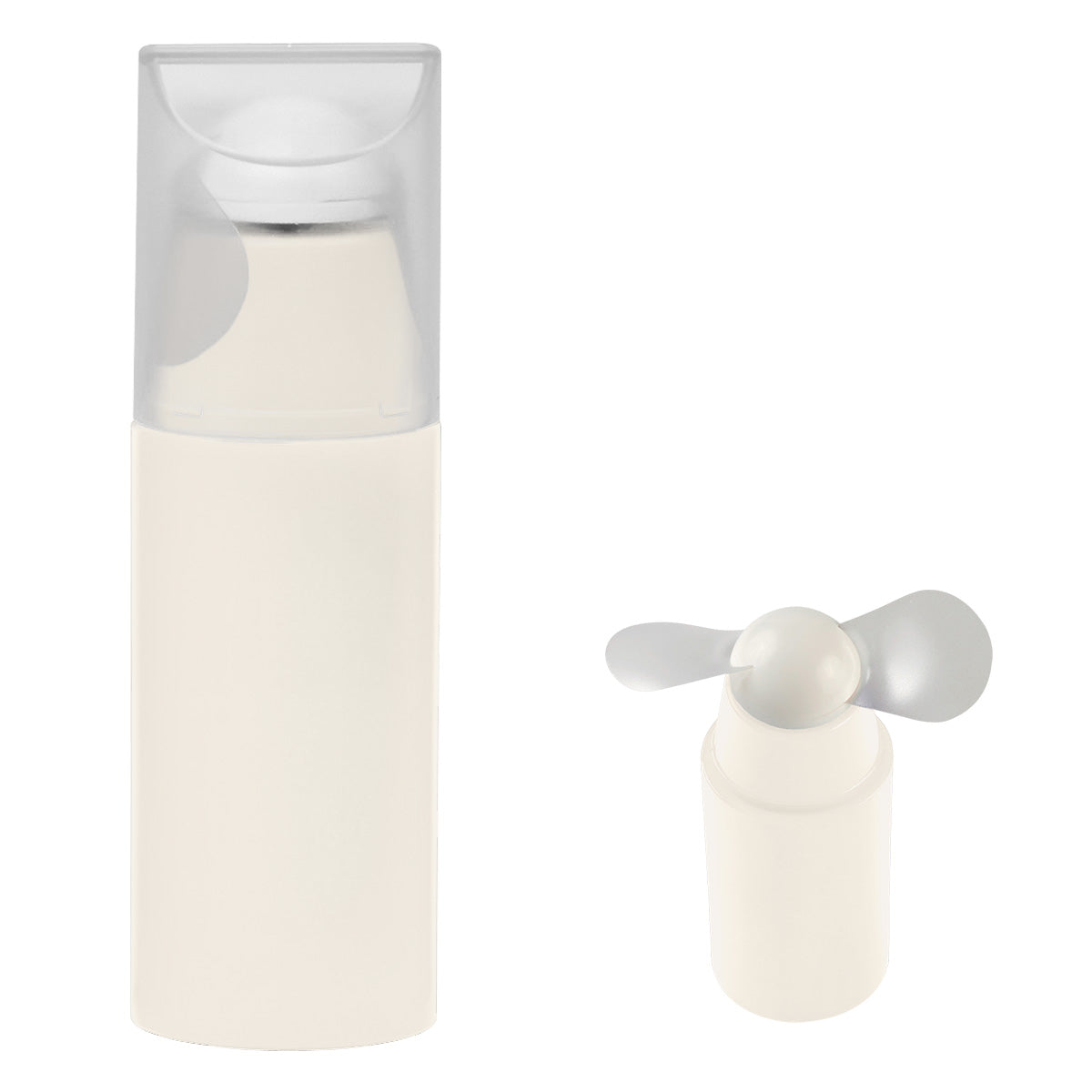 Mini Fan With Removable Cap - White