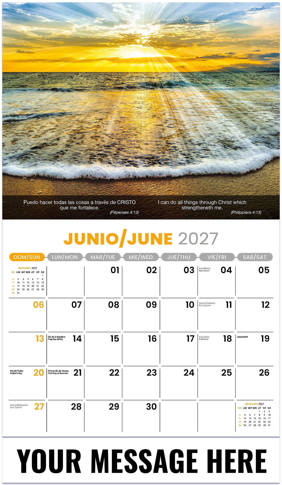 Faith Passages (Bilingual) - 2027 Promotional Calendar