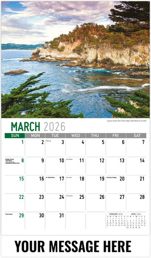 Scenes of California - 2026 Promotional Calendar