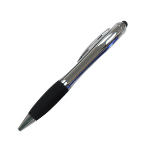 Savoy Plastic Twist Action Pen with PDA Stylus - CM1106 - Silver