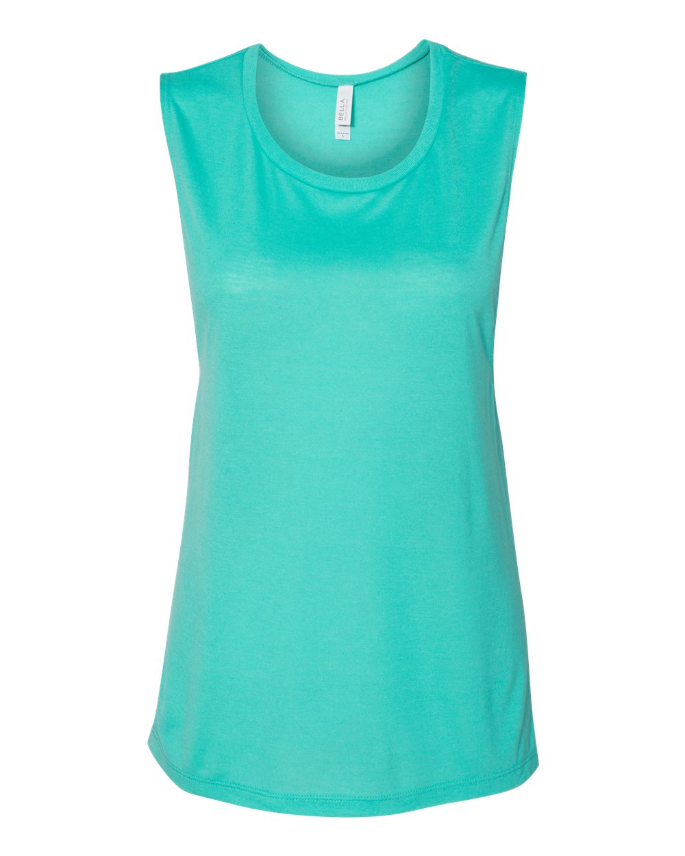 BELLA + CANVAS Ladies' Flowy Scoop Muscle Tank - Teal
