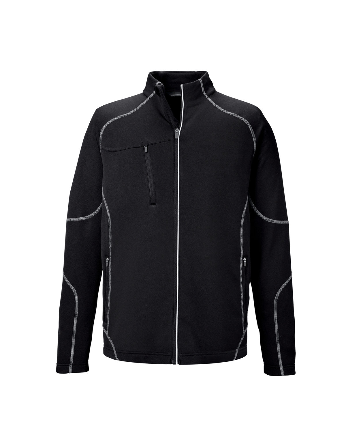 North End Men's Gravity Performance Fleece Jacket - Black