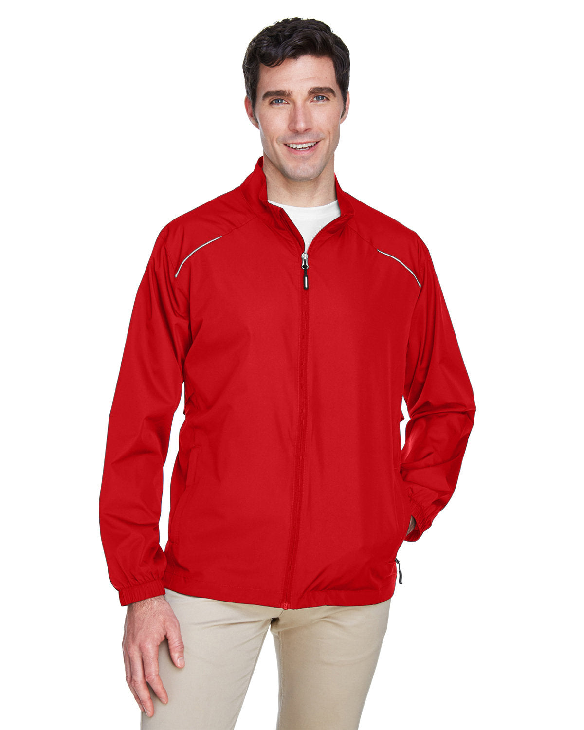 Core365 Men's Tall Techno Lite Motivate Unlined Lightweight Jacket - Front