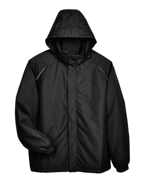 CORE365 Men's Tall Brisk Insulated Jacket - Black