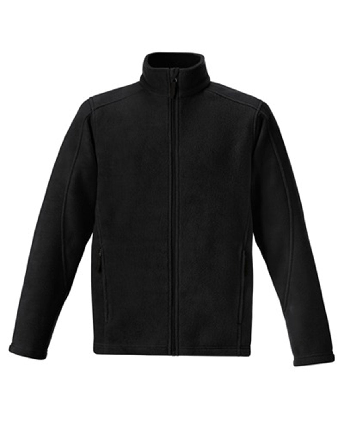 Core365 Men's Tall Journey Fleece Jacket - Black