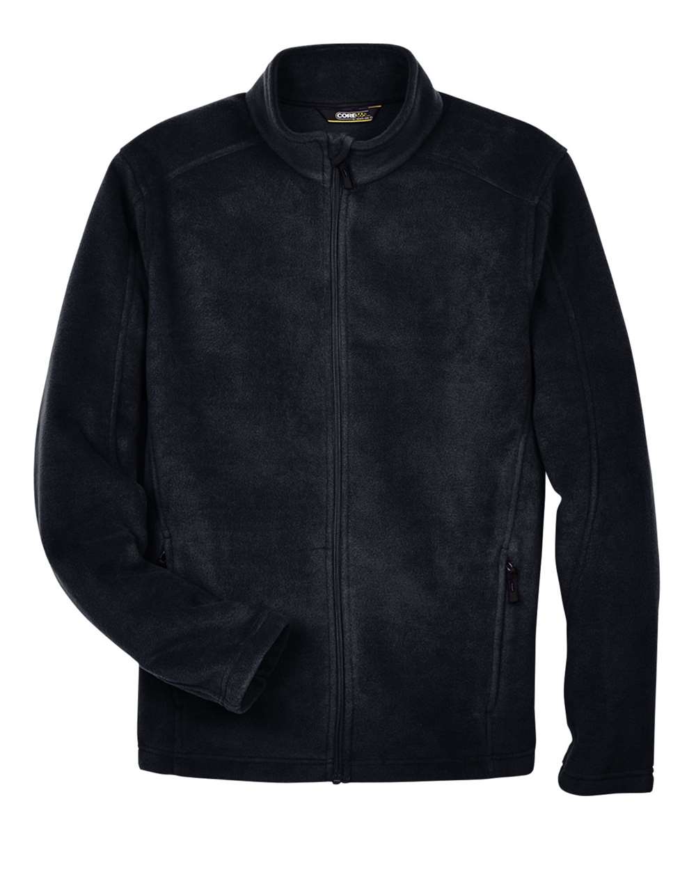 CORE365 Men's Tall Journey Fleece Jacket - Black