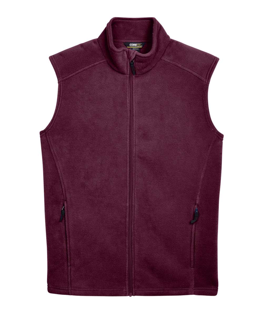 CORE365 Men's Journey Fleece Vest - Burgundy