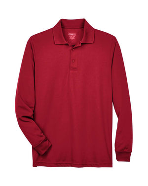 CORE365 Pinnacle Long Sleeve Pique Polo (Men's) - Classic Red