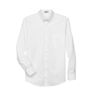 Core 365 Operate Long Sleeve Twill Shirt (Men's) - White