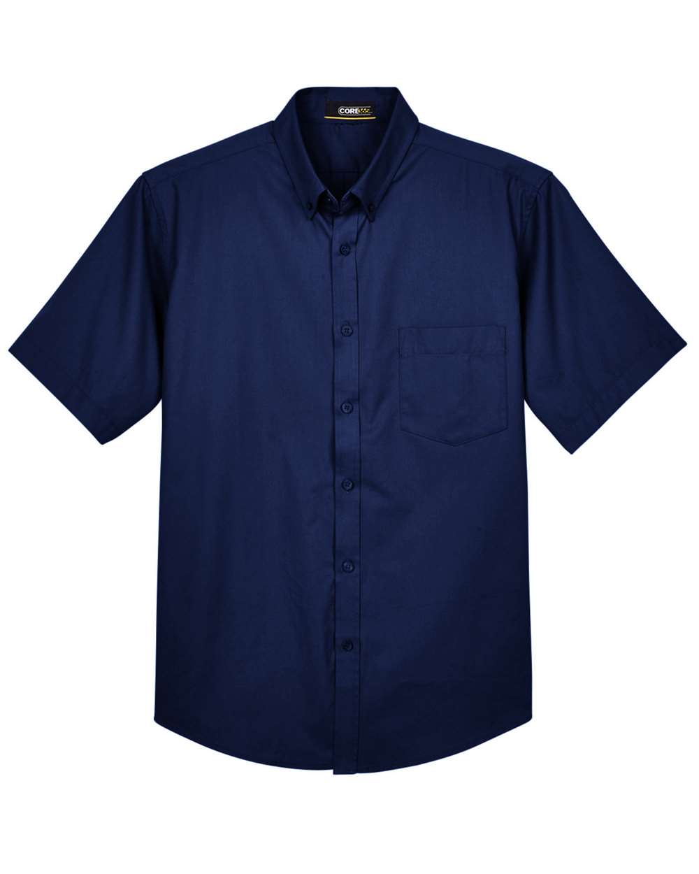 CORE365 Origin Short Sleeve Twill Shirt - Men - Classic Navy