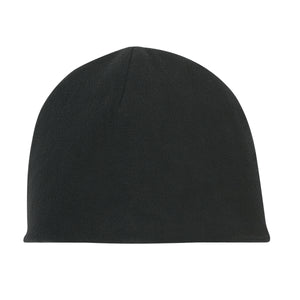 Double Layer Fleece Beanie - Black