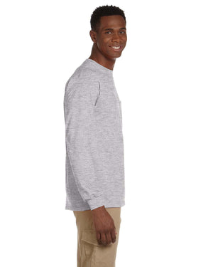 Gildan Adult Ultra Cotton® Long-Sleeve Pocket T-Shirt