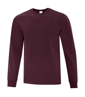 ATC Everyday Cotton Long Sleeve Tee - Color - CM1001 - Maroon