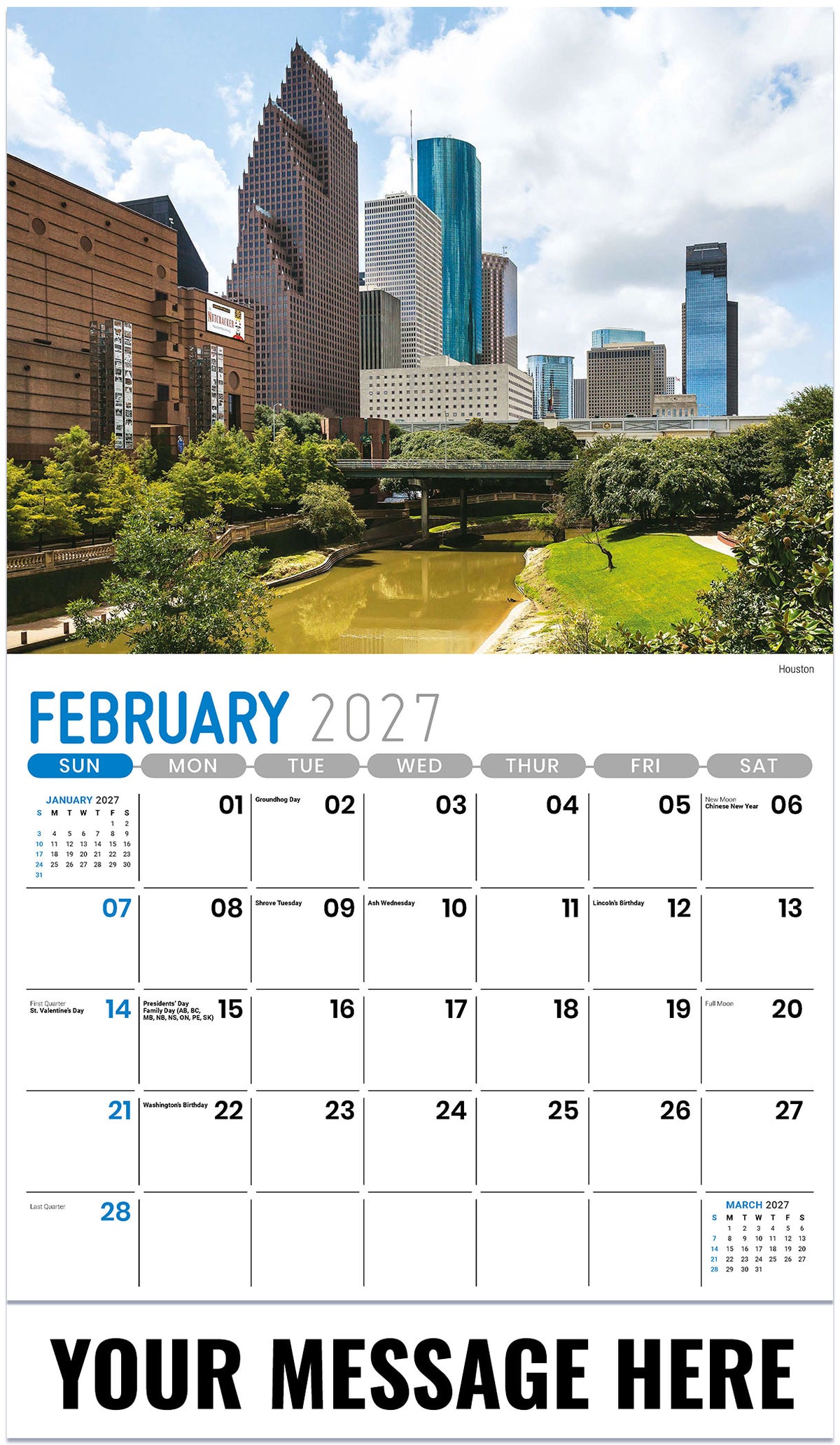 Scenes of Texas - 2027 Promotional Calendar