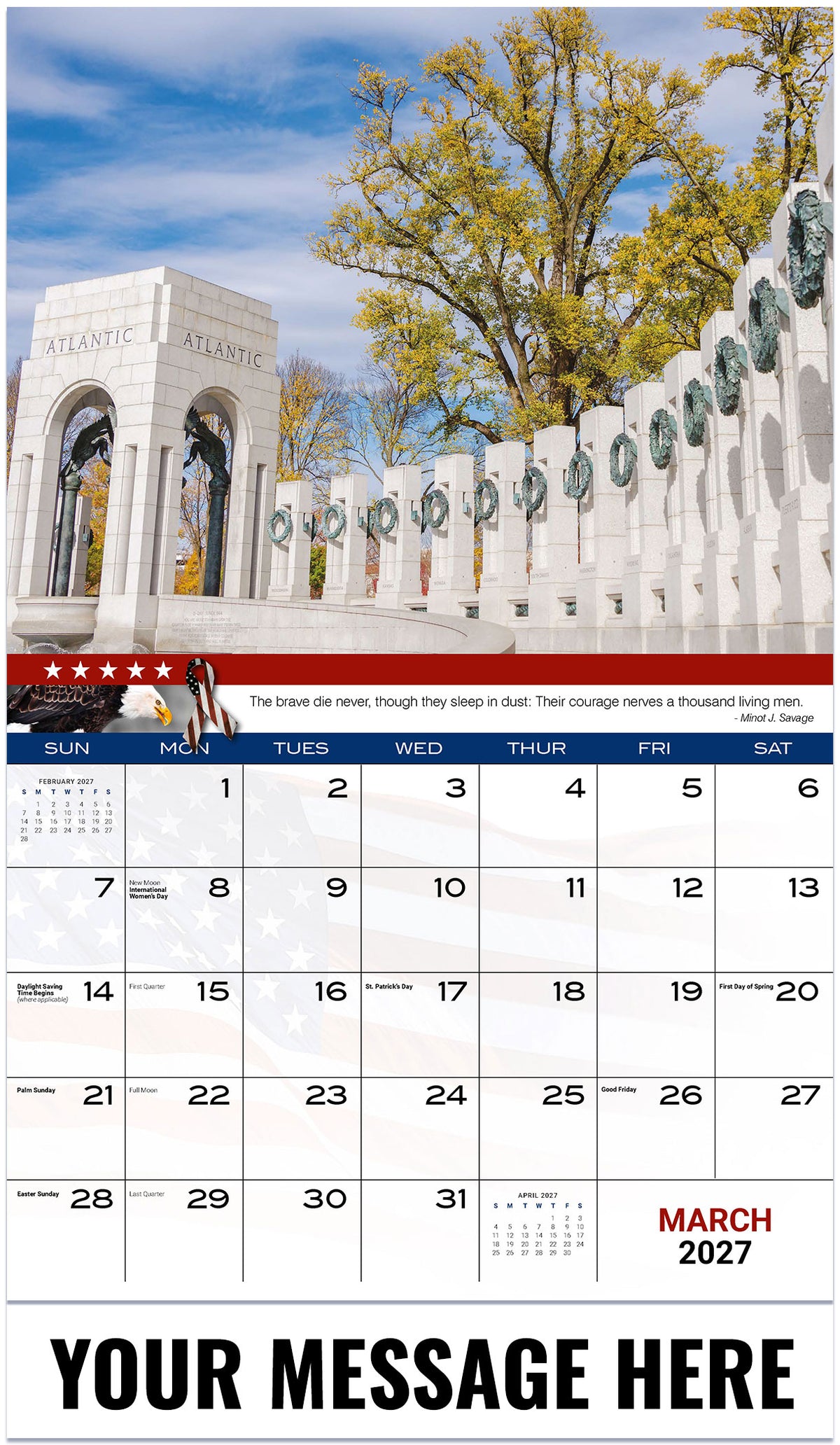 Home of the Brave - 2027 Promotional Calendar