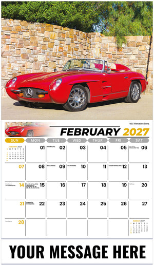 Classic Cars - 2027 Promotional Calendar