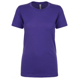 Next Level Ladies' Boyfriend T-Shirt - Purple Rush