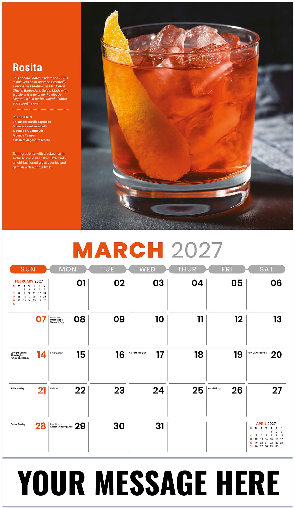 Happy Hour - 2027 Promotional Calendar