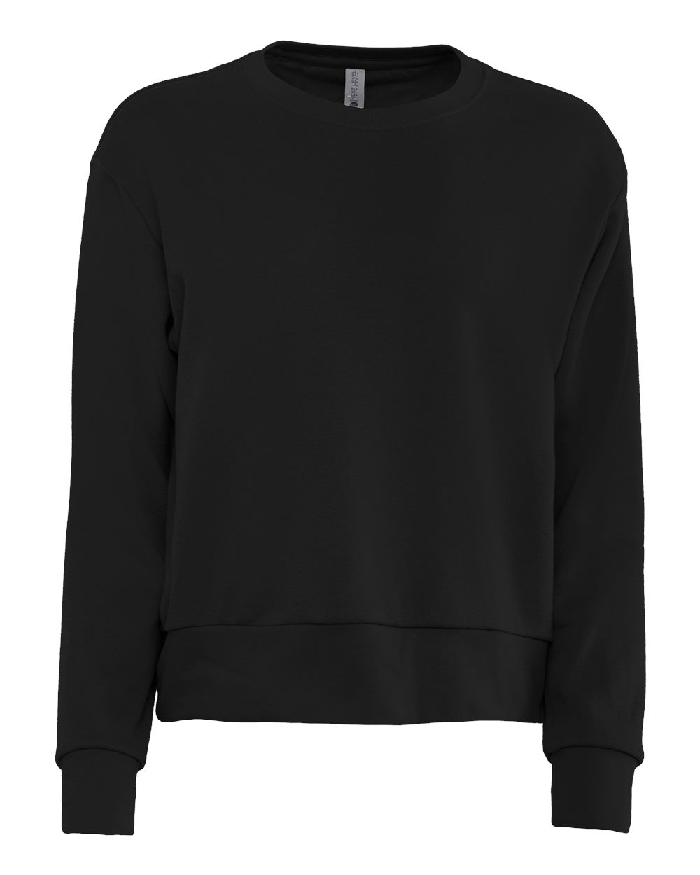 Next Level Ladies' Laguna Sueded Sweatshirt - Black