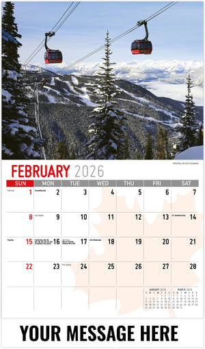 Scenes of Canada - 2026 Promotional Calendar