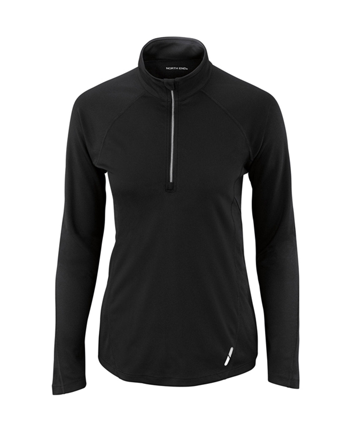North End Ladies' Radar Quarter-Zip Performance Long-Sleeve Top