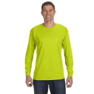 Gildan Adult Heavy Cotton™ Long-Sleeve T-Shirt - Safety Green