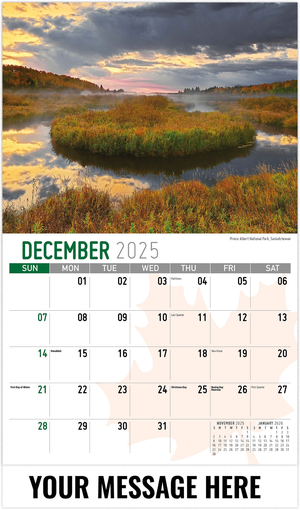 Scenes of Canada - 2026 Promotional Calendar