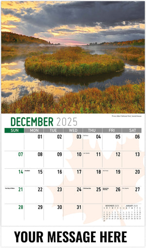 Scenes of Canada - 2026 Promotional Calendar