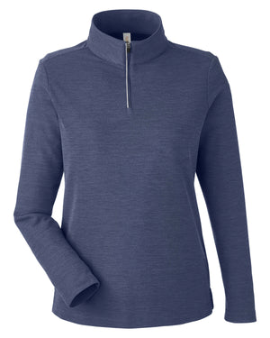 Core365 Ladies' Fusion ChromaSoft™ Pique Quarter-Zip