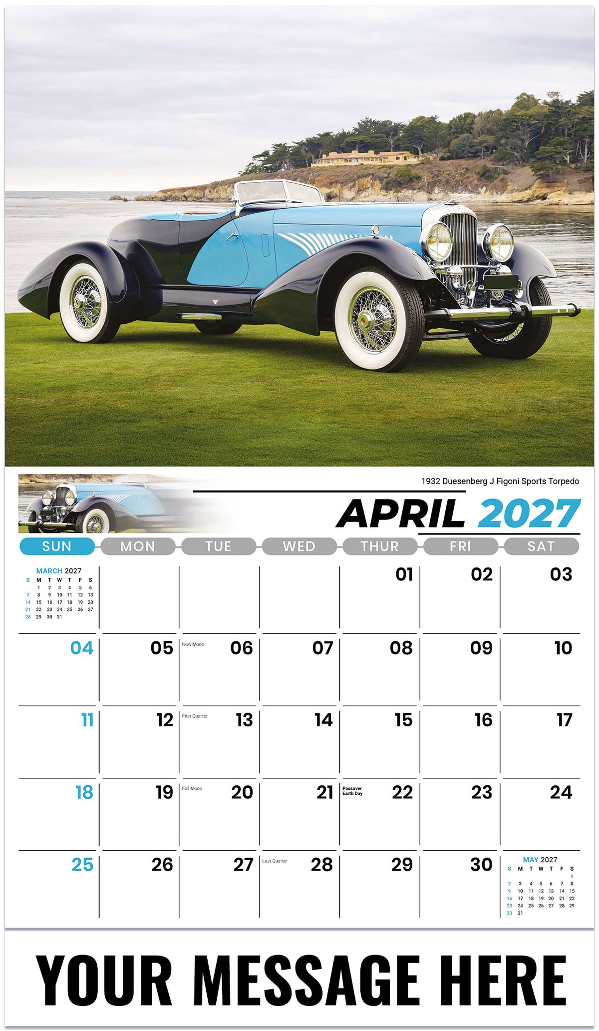 Classic Cars - 2027 Promotional Calendar
