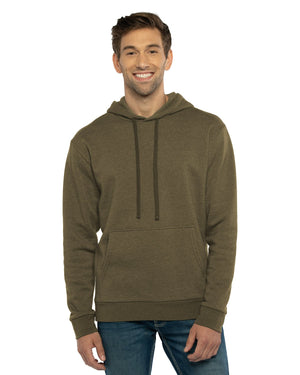 Next Level Apparel Unisex Malibu Pullover Hooded Sweatshirt - Hthr Militry Grn