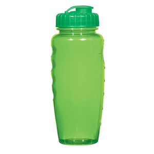 30 Oz. Poly-Clear™ Gripper Bottle - Translucent Green