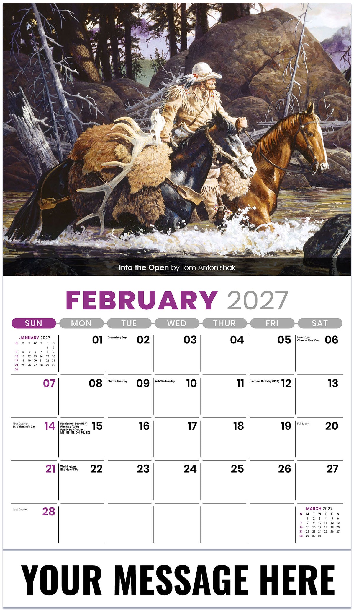 Spirit of the West - 2027 Promotional Calendar