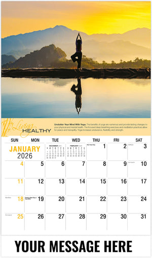 Living Healthy - 2026 Promotional Calendar