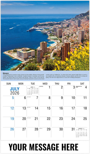 World Travel - 2026 Promotional Calendar