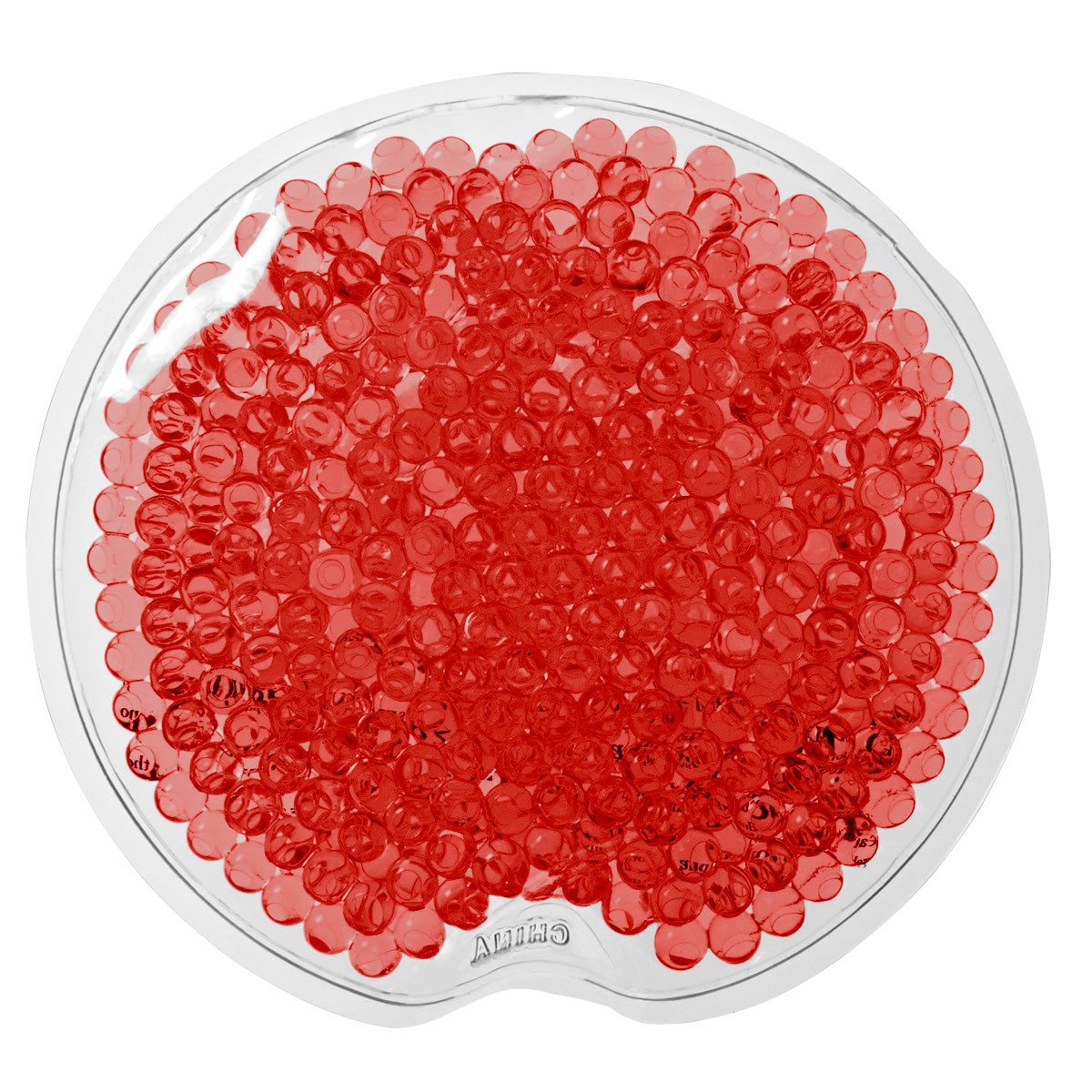 Small Round Gel Beads Hot/Cold Pack - Red