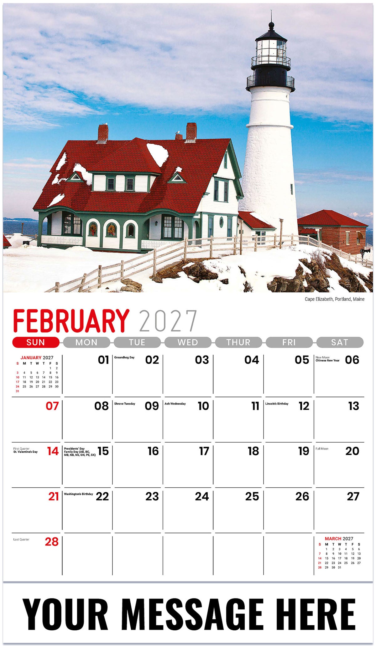 Scenes of New England - 2027 Promotional Calendar