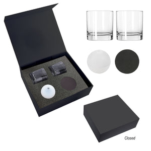 Ice-Sphere Whiskey Kit - Frost Clear/Black